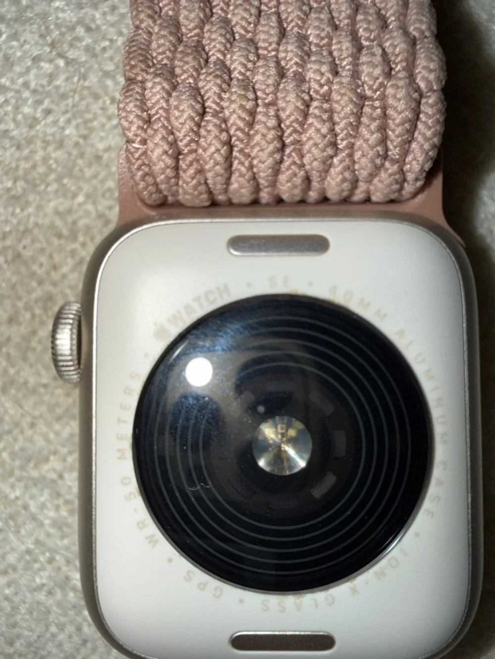 Apple Pink Mesh Smartwatch with Multiple Strap Options